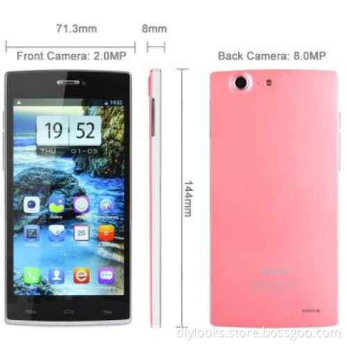 Hot selling Bluboo X2 16GB Pink 5.0-inch 3G Android 4.3 Smartphone